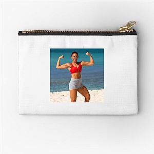 Fitness Trainer Sydney Cummings Zipper Pouches