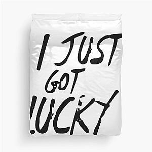 Sykkuno Merch Sykkuno I Just Got Lucky Duvet Cover