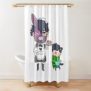 Corpse Husband & Sykkuno Impasta Shower Curtain