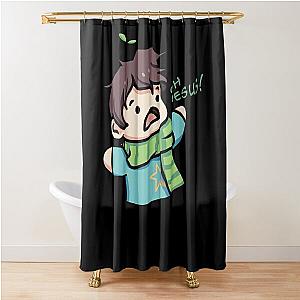 Sykkuno shirt Shower Curtain