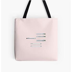 Corpse and Sykkuno flirting All Over Print Tote Bag