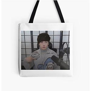 Sykkuno Fan Art All Over Print Tote Bag