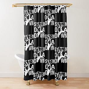 system of a down white Shower Curtain