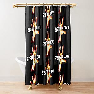 top best system of a down heavy metal band Shower Curtain