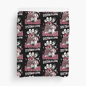 system of a down cartoon Duvet Cover