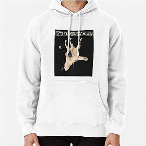 System of a Down White Hand Pullover Hoodie