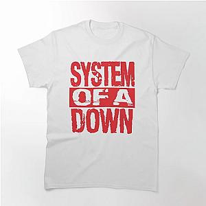 System of a Down Gift Idea Concert Red best to buy Classic T-Shirt