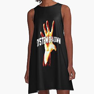 top best system of a down heavy metal band A-Line Dress