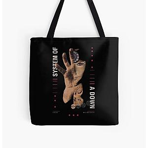System Of A Down hand All Over Print Tote Bag