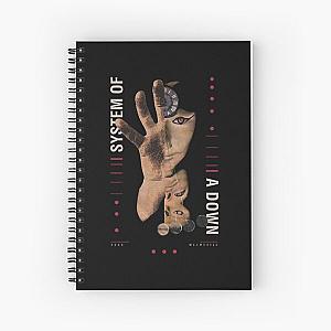 System Of A Down hand Spiral Notebook