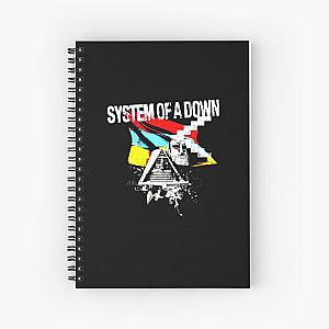 Hand Eye system of a down Spiral Notebook