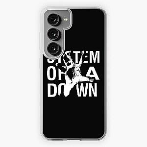 system of a down white Samsung Galaxy Soft Case