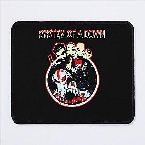 Member of system of a down cartoon Mouse Pad