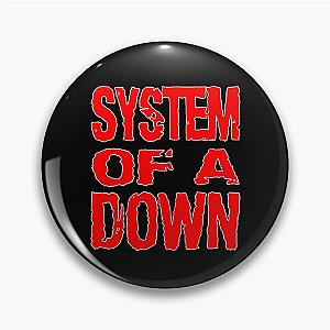 System Of A Down Logo (Red Version) Pin