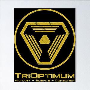 TriOptimum Logo inspired by System Shock Essential . Poster