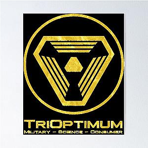 TriOptimum Logo Inspired By System Shock Essential   Poster