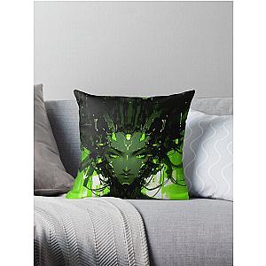 SHODAN - System Shock - The Upgrade  Throw Pillow