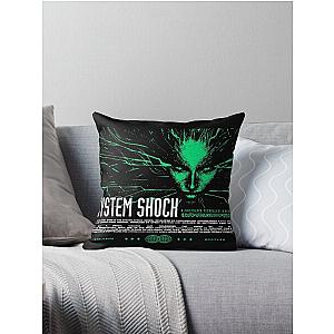 SYSTEM SHOCK v1 Throw Pillow