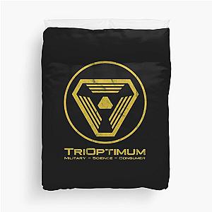 TriOptimum Logo inspired by System Shock  Duvet Cover