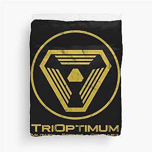 TriOptimum Logo inspired by System Shock Essential . Duvet Cover