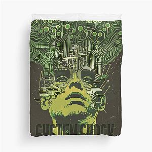 Retro System Shock Fanart Duvet Cover