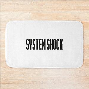 System Shock Logo Black Bath Mat