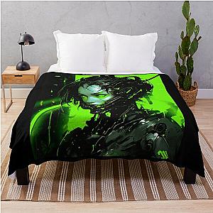 SHODAN - System Shock - Malevolent Core Throw Blanket