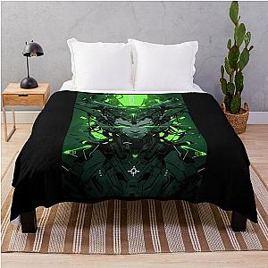 SHODAN - System Shock - Immortal Machine  Throw Blanket