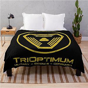 TriOptimum Logo inspired by System Shock Essential . Throw Blanket