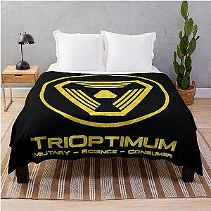 TriOptimum Logo Inspired By System Shock Essential   Throw Blanket