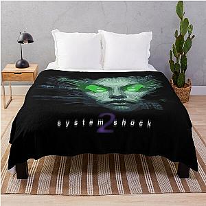 System Shock 2 Shodan Logo Custom Throw Blanket