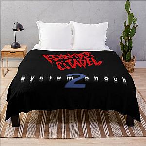 System Shock 2  Remember Citadel Throw Blanket