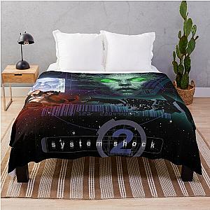 System Shock 2 Custom Poster Art Throw Blanket