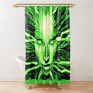 SHODAN  System Shock Shower Curtain