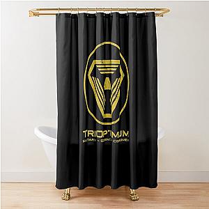 TriOptimum Logo inspired by System Shock  Shower Curtain