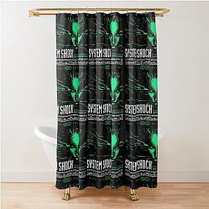 SYSTEM SHOCK v1 Shower Curtain