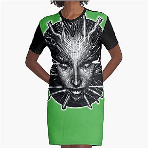 SHODAN  System Shock Graphic T-Shirt Dress