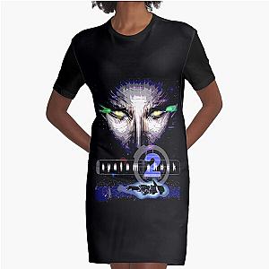 System Shock 2 (Black) Graphic T-Shirt Dress