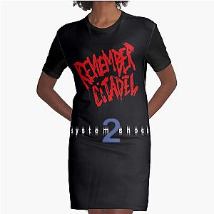 System Shock 2 Remember Citadel  Graphic T-Shirt Dress