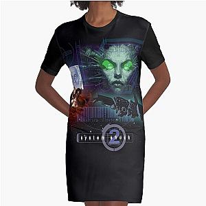 System Shock 2 Custom Poster Art Graphic T-Shirt Dress