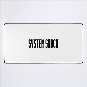 System Shock Logo Black Desk Mat