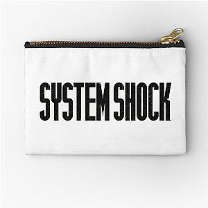 System Shock Logo Black Zipper Pouch