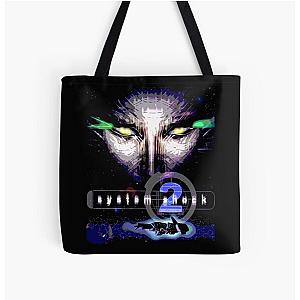 System Shock 2 (Black) All Over Print Tote Bag