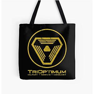 TriOptimum Logo inspired by System Shock Essential . All Over Print Tote Bag