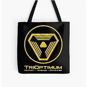 TriOptimum Logo Inspired By System Shock Essential   All Over Print Tote Bag