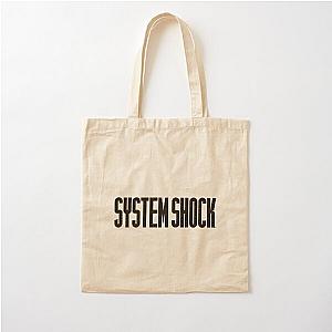 System Shock Logo Black Cotton Tote Bag