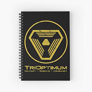 TriOptimum Logo inspired by System Shock Essential . Spiral Notebook