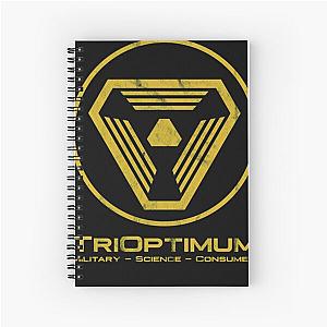 TriOptimum Logo inspired by System Shock  Spiral Notebook