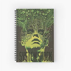 Retro System Shock Fanart Spiral Notebook