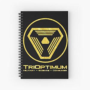 TriOptimum Logo Inspired By System Shock Essential   Spiral Notebook